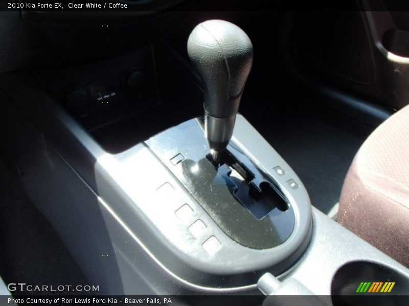 Clear White / Coffee 2010 Kia Forte EX