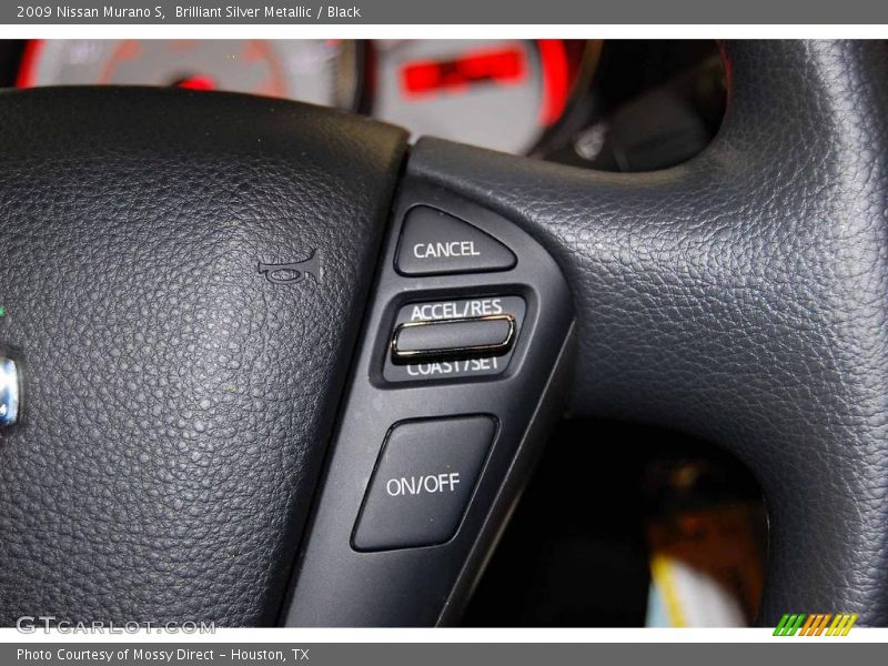 Brilliant Silver Metallic / Black 2009 Nissan Murano S