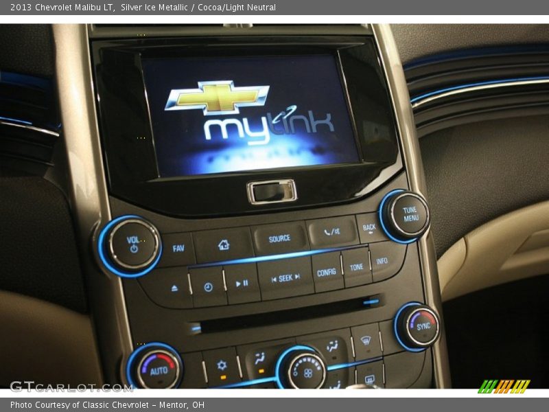 Silver Ice Metallic / Cocoa/Light Neutral 2013 Chevrolet Malibu LT