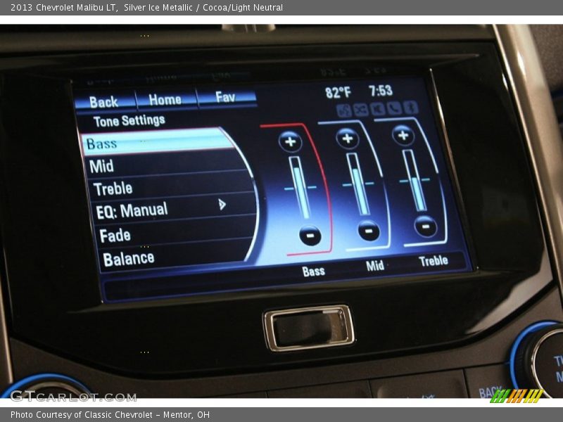 Silver Ice Metallic / Cocoa/Light Neutral 2013 Chevrolet Malibu LT