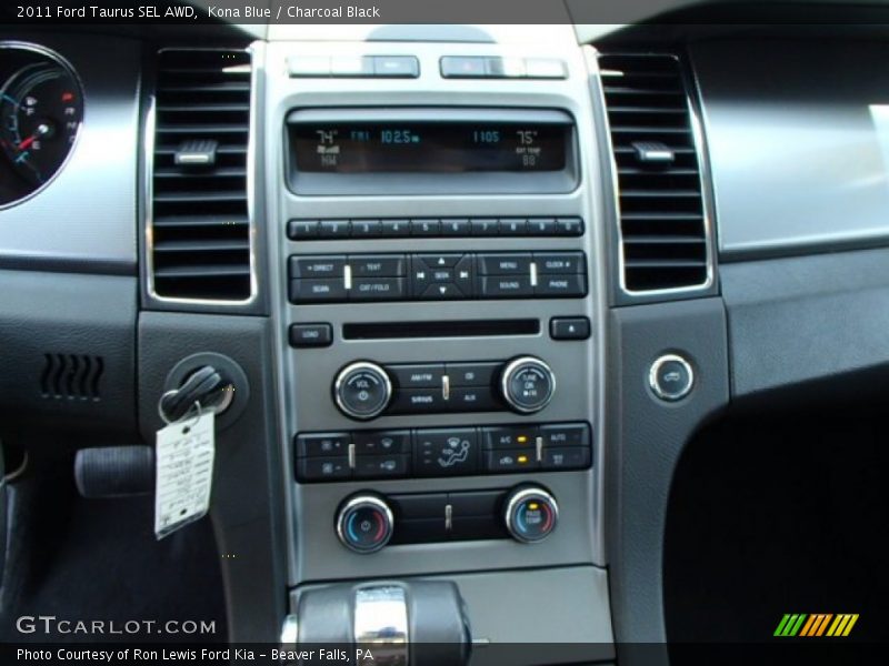 Kona Blue / Charcoal Black 2011 Ford Taurus SEL AWD