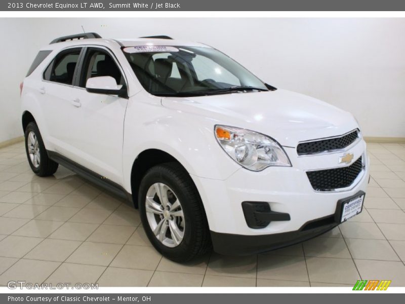 Summit White / Jet Black 2013 Chevrolet Equinox LT AWD