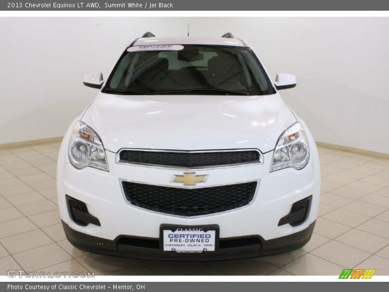 Summit White / Jet Black 2013 Chevrolet Equinox LT AWD