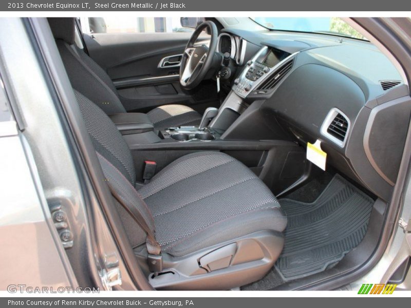 Steel Green Metallic / Jet Black 2013 Chevrolet Equinox LT