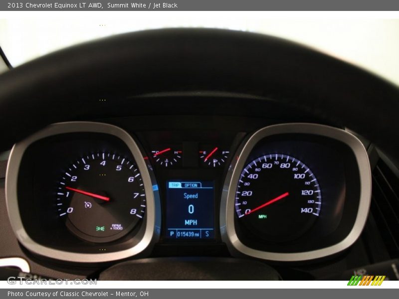 Summit White / Jet Black 2013 Chevrolet Equinox LT AWD