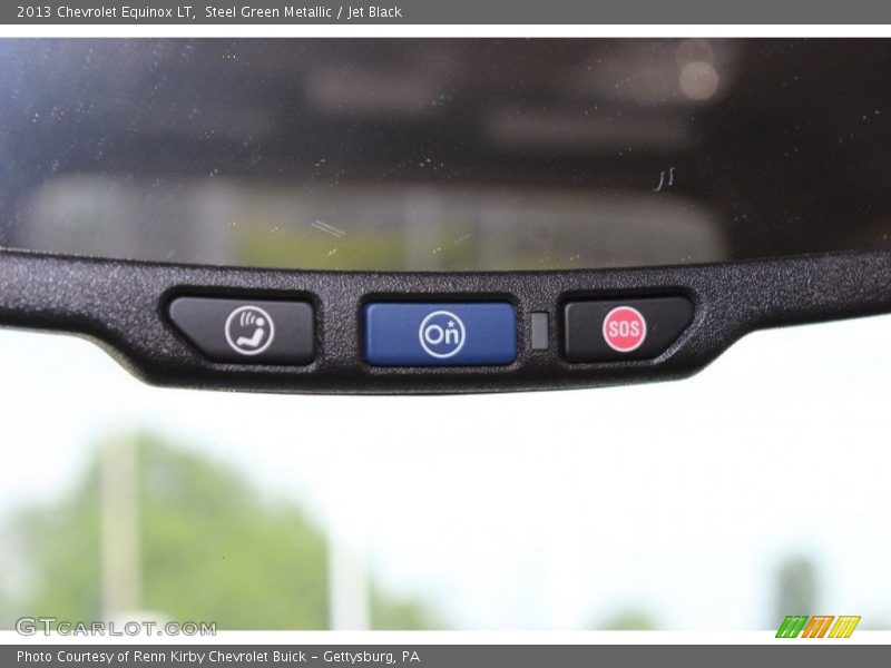 Steel Green Metallic / Jet Black 2013 Chevrolet Equinox LT