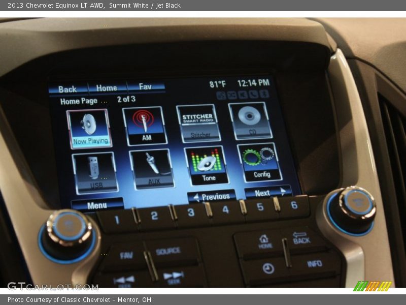 Summit White / Jet Black 2013 Chevrolet Equinox LT AWD