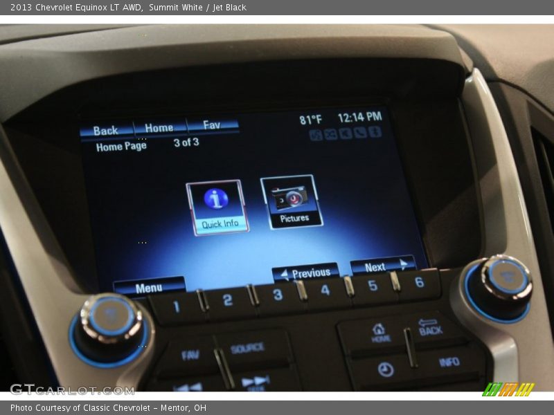 Summit White / Jet Black 2013 Chevrolet Equinox LT AWD