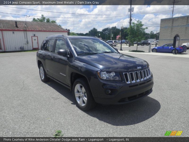 Maximum Steel Metallic / Dark Slate Gray 2014 Jeep Compass Sport
