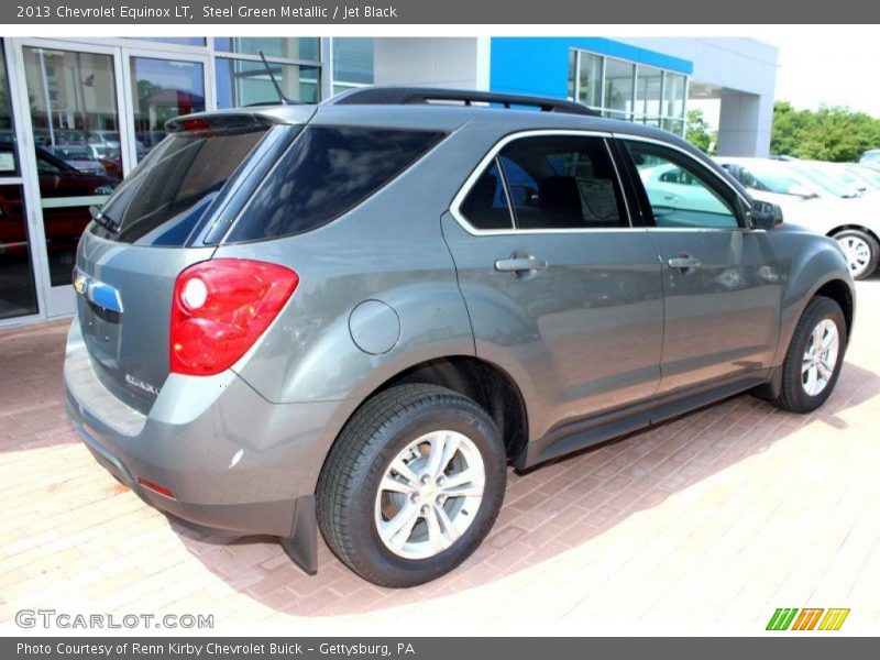 Steel Green Metallic / Jet Black 2013 Chevrolet Equinox LT