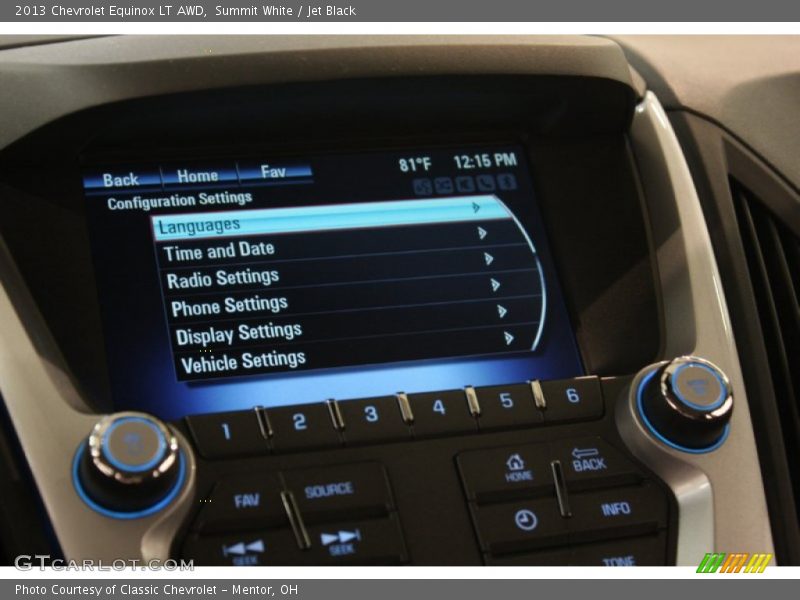 Summit White / Jet Black 2013 Chevrolet Equinox LT AWD