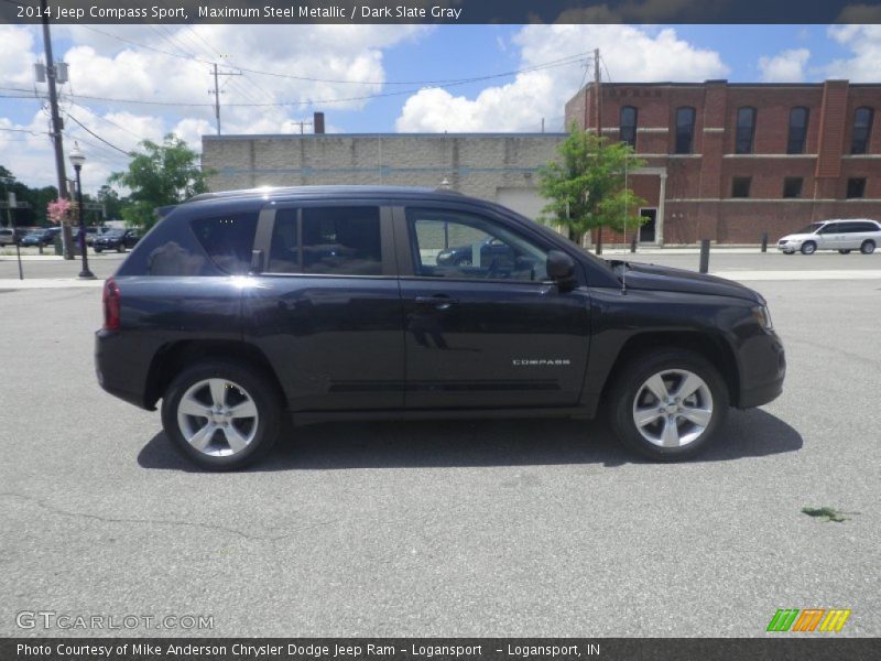 Maximum Steel Metallic / Dark Slate Gray 2014 Jeep Compass Sport