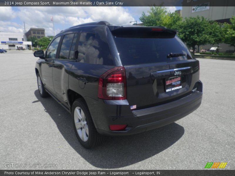 Maximum Steel Metallic / Dark Slate Gray 2014 Jeep Compass Sport