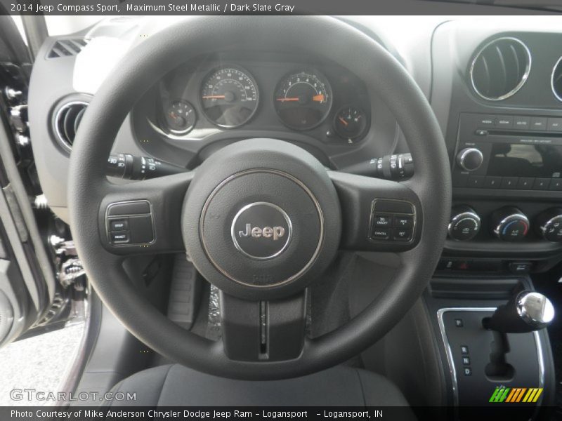 Maximum Steel Metallic / Dark Slate Gray 2014 Jeep Compass Sport