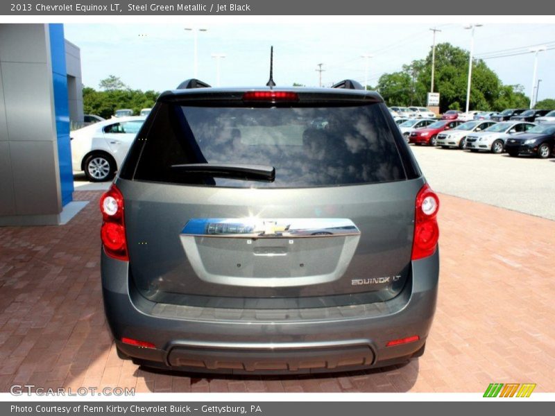 Steel Green Metallic / Jet Black 2013 Chevrolet Equinox LT