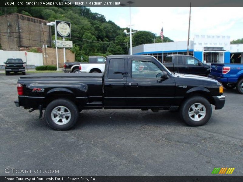 Black / Medium Dark Flint 2004 Ford Ranger FX4 SuperCab 4x4