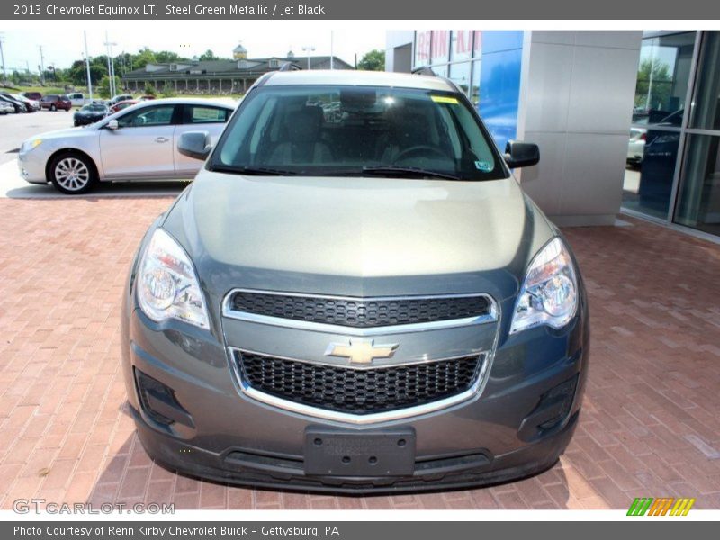 Steel Green Metallic / Jet Black 2013 Chevrolet Equinox LT