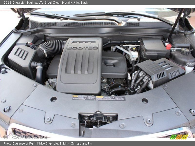 Steel Green Metallic / Jet Black 2013 Chevrolet Equinox LT