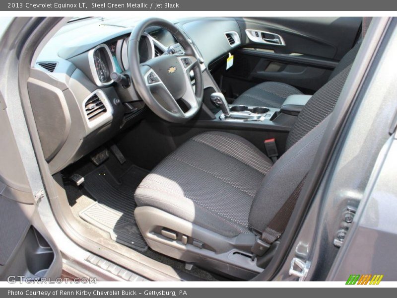 Steel Green Metallic / Jet Black 2013 Chevrolet Equinox LT