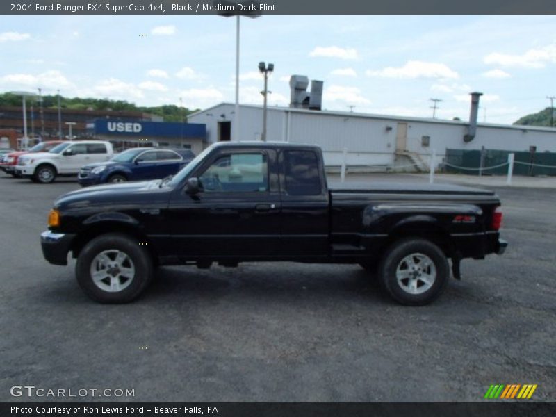 Black / Medium Dark Flint 2004 Ford Ranger FX4 SuperCab 4x4