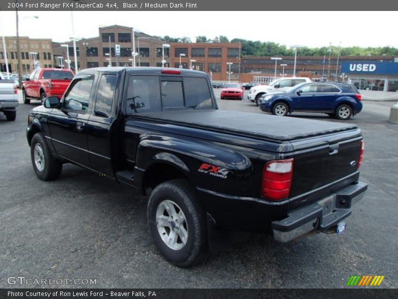 Black / Medium Dark Flint 2004 Ford Ranger FX4 SuperCab 4x4