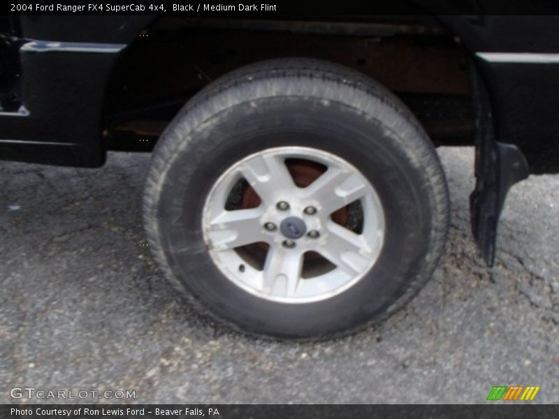 Black / Medium Dark Flint 2004 Ford Ranger FX4 SuperCab 4x4