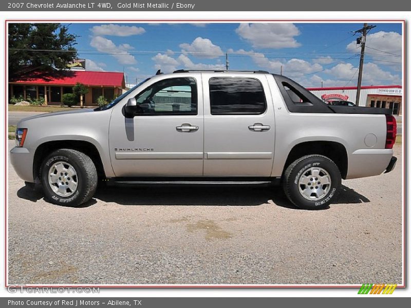Gold Mist Metallic / Ebony 2007 Chevrolet Avalanche LT 4WD