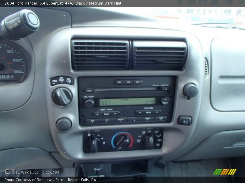 Black / Medium Dark Flint 2004 Ford Ranger FX4 SuperCab 4x4