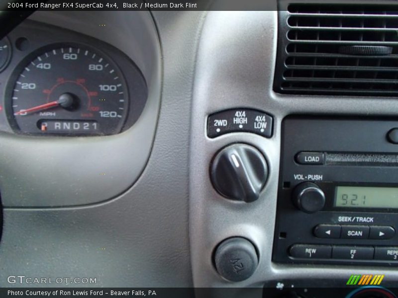 Black / Medium Dark Flint 2004 Ford Ranger FX4 SuperCab 4x4