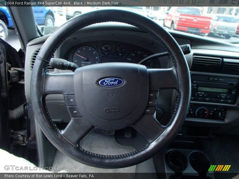 Black / Medium Dark Flint 2004 Ford Ranger FX4 SuperCab 4x4