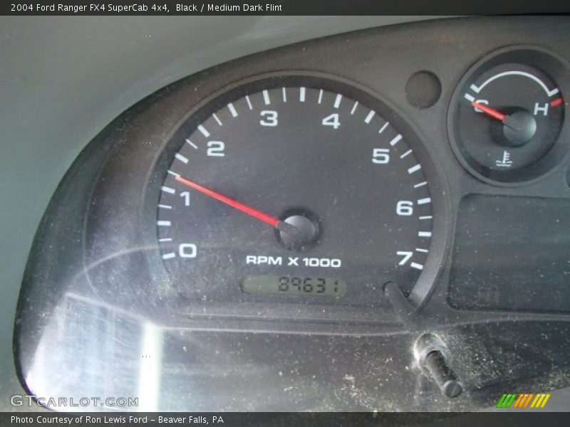 Black / Medium Dark Flint 2004 Ford Ranger FX4 SuperCab 4x4