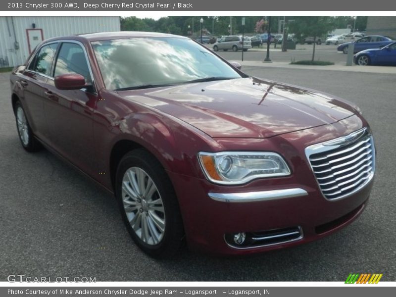 Deep Cherry Red Crystal Pearl / Black 2013 Chrysler 300 AWD