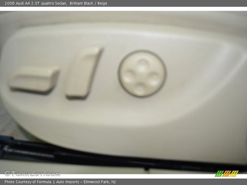 Brilliant Black / Beige 2008 Audi A4 2.0T quattro Sedan