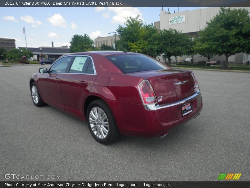 Deep Cherry Red Crystal Pearl / Black 2013 Chrysler 300 AWD
