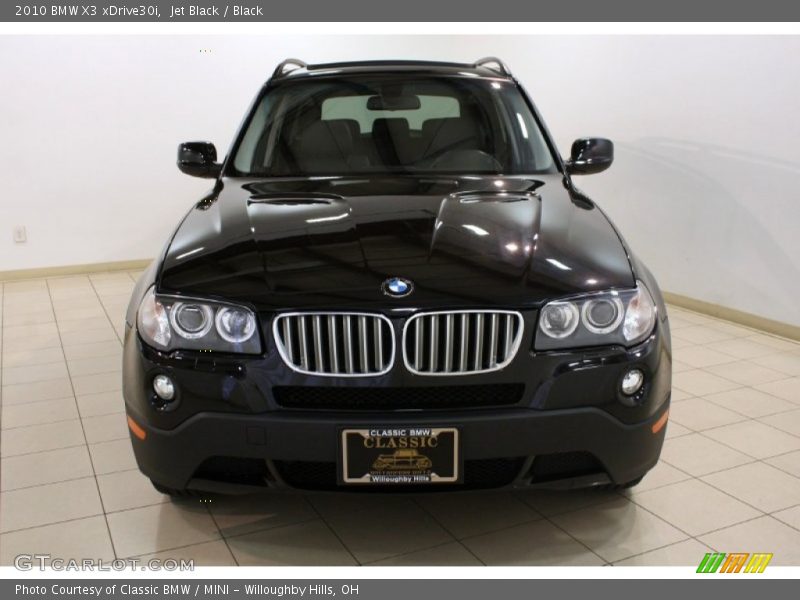 Jet Black / Black 2010 BMW X3 xDrive30i