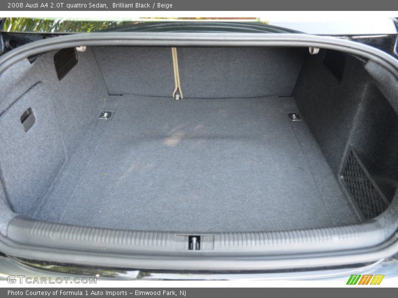 Brilliant Black / Beige 2008 Audi A4 2.0T quattro Sedan