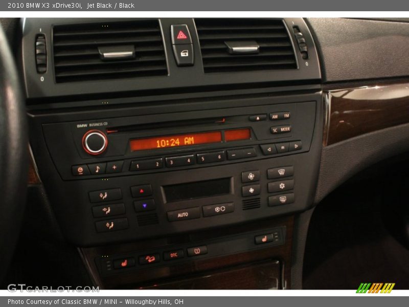 Jet Black / Black 2010 BMW X3 xDrive30i