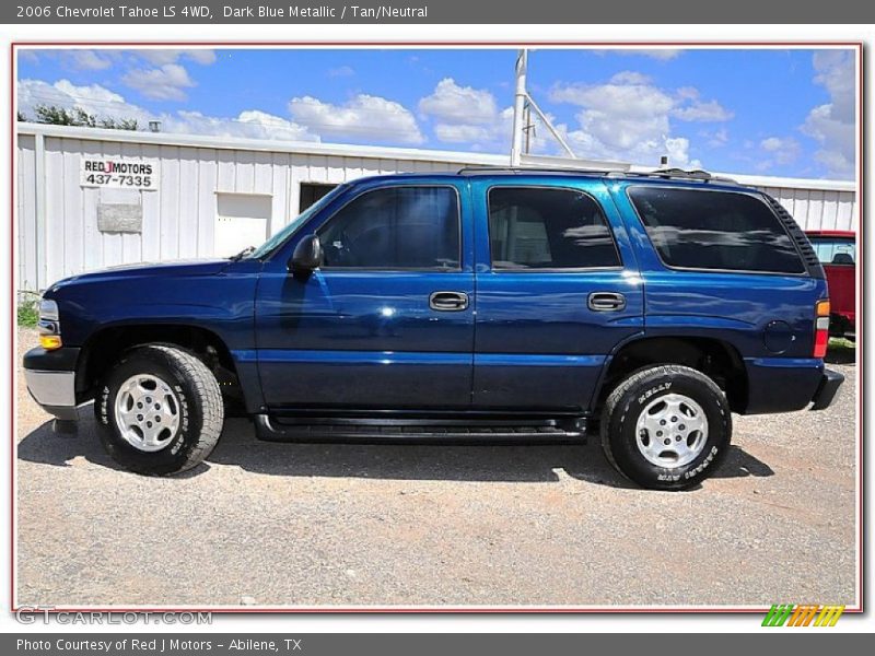 Dark Blue Metallic / Tan/Neutral 2006 Chevrolet Tahoe LS 4WD