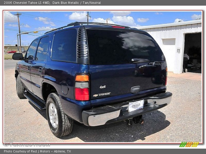 Dark Blue Metallic / Tan/Neutral 2006 Chevrolet Tahoe LS 4WD