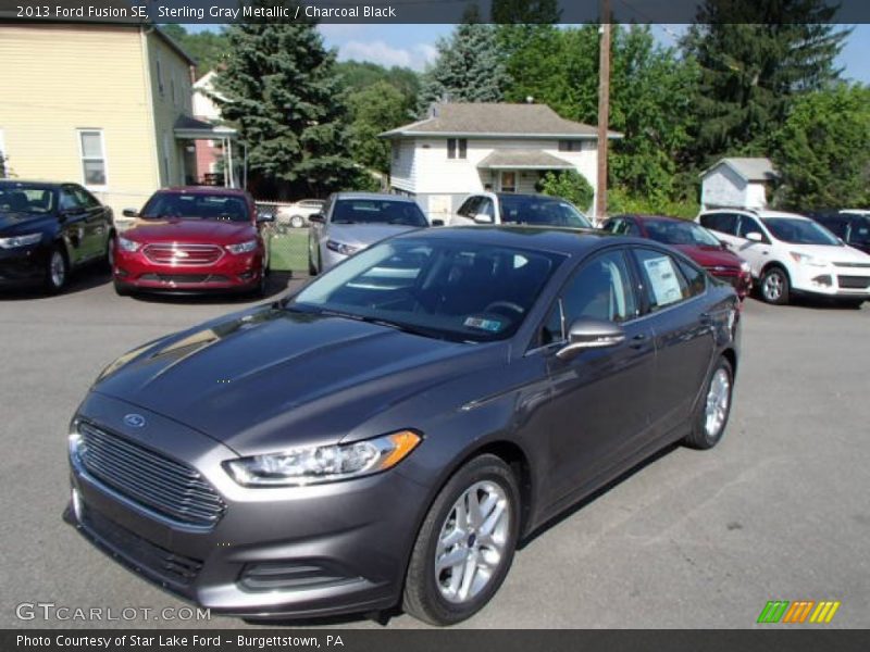 Sterling Gray Metallic / Charcoal Black 2013 Ford Fusion SE