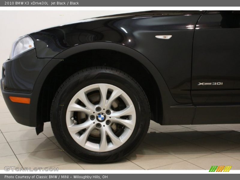 Jet Black / Black 2010 BMW X3 xDrive30i