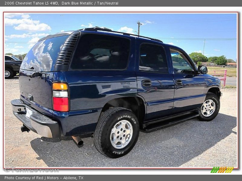 Dark Blue Metallic / Tan/Neutral 2006 Chevrolet Tahoe LS 4WD