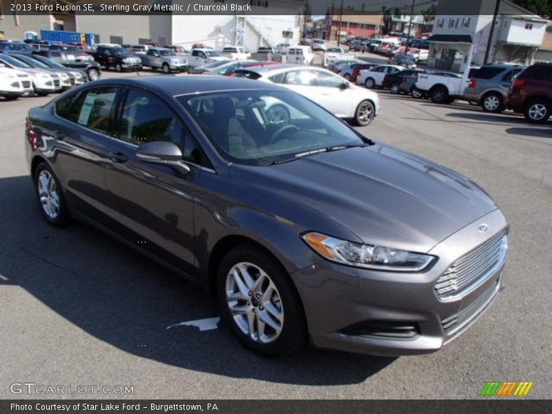 Sterling Gray Metallic / Charcoal Black 2013 Ford Fusion SE