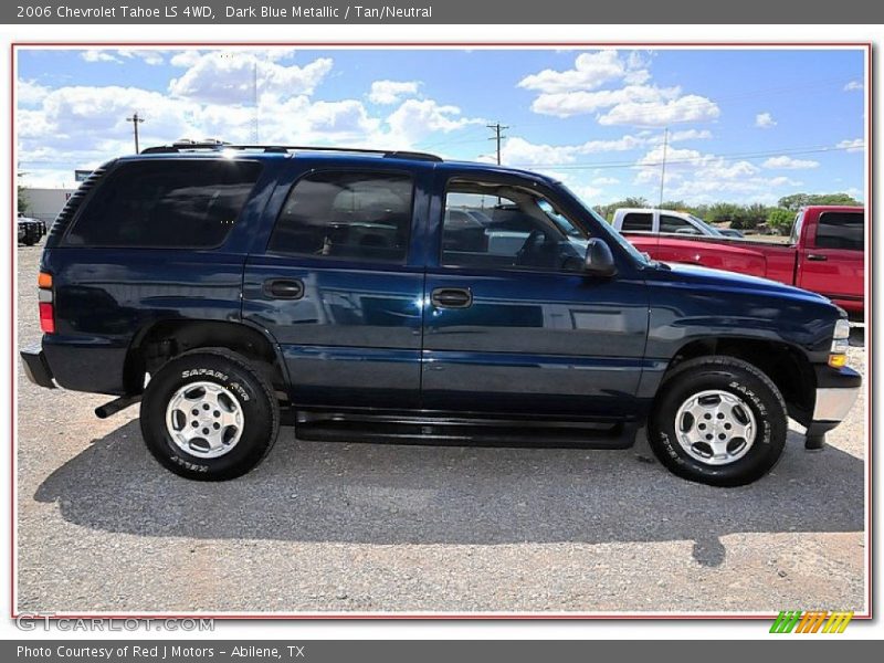 Dark Blue Metallic / Tan/Neutral 2006 Chevrolet Tahoe LS 4WD