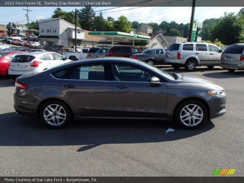 Sterling Gray Metallic / Charcoal Black 2013 Ford Fusion SE