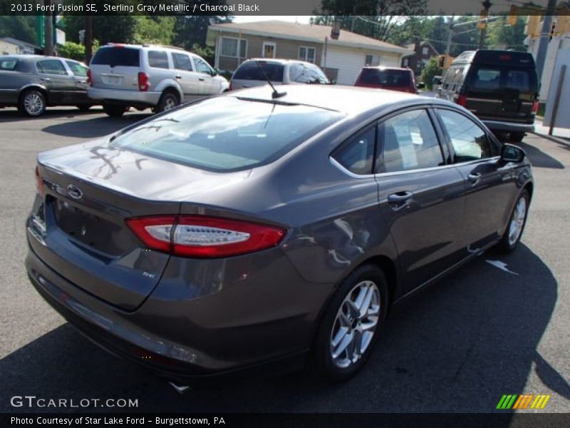Sterling Gray Metallic / Charcoal Black 2013 Ford Fusion SE