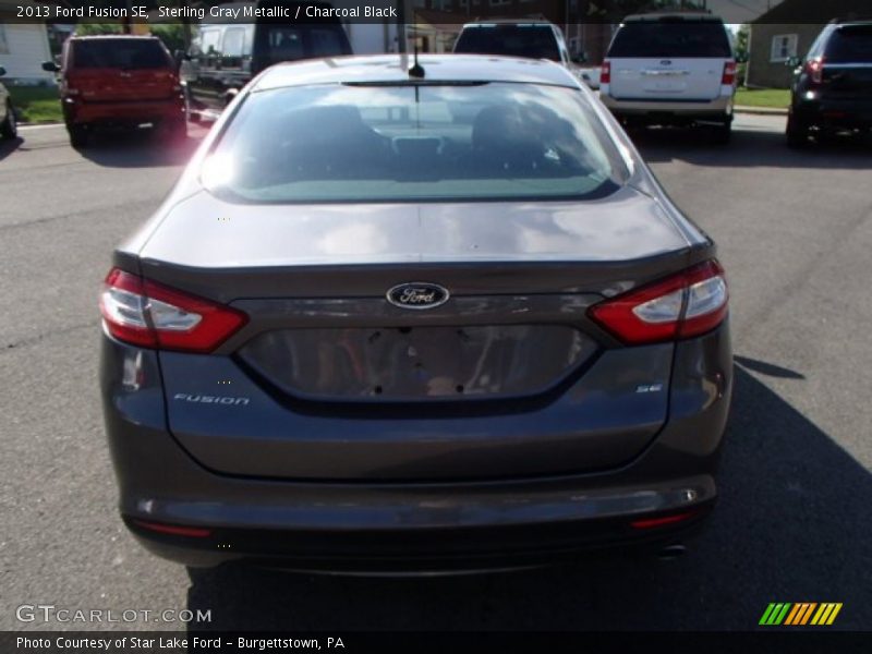 Sterling Gray Metallic / Charcoal Black 2013 Ford Fusion SE