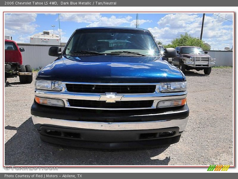 Dark Blue Metallic / Tan/Neutral 2006 Chevrolet Tahoe LS 4WD