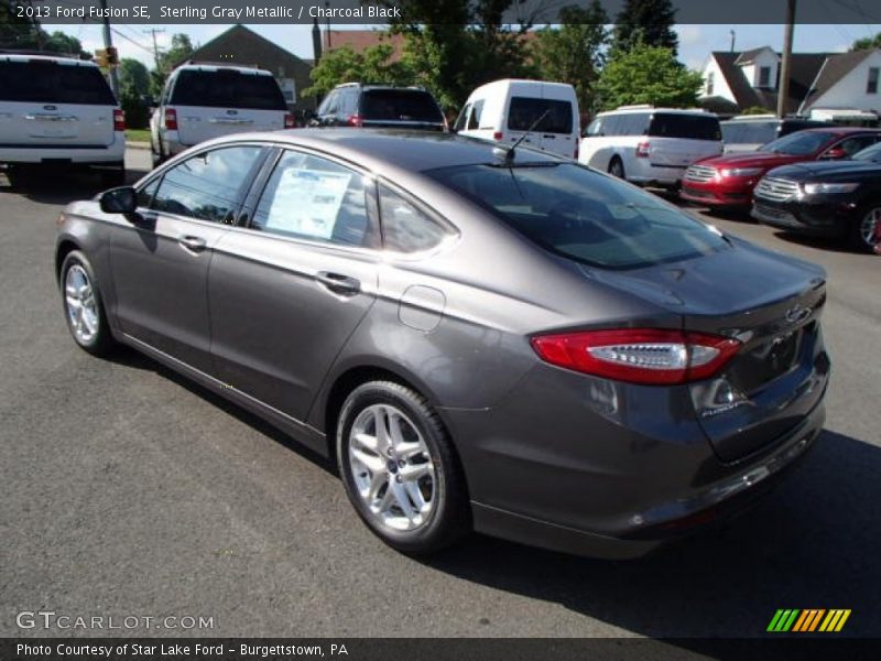 Sterling Gray Metallic / Charcoal Black 2013 Ford Fusion SE