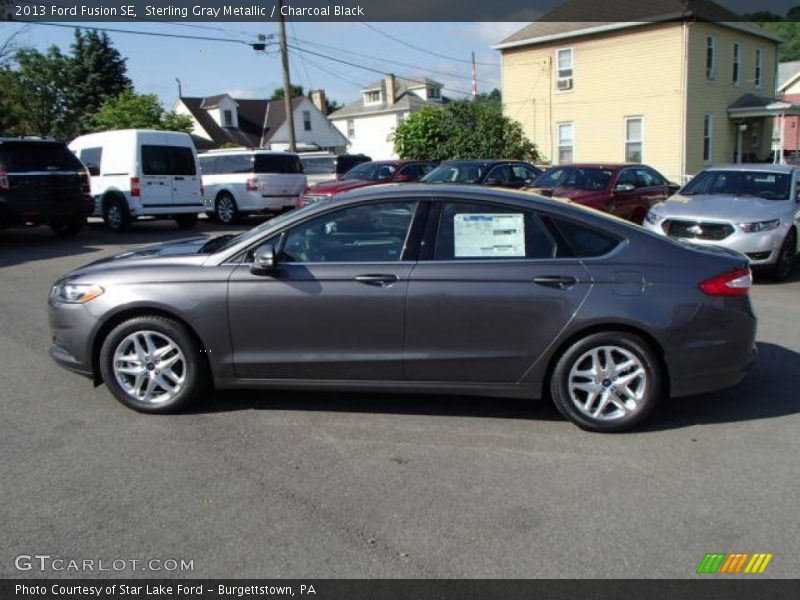 Sterling Gray Metallic / Charcoal Black 2013 Ford Fusion SE